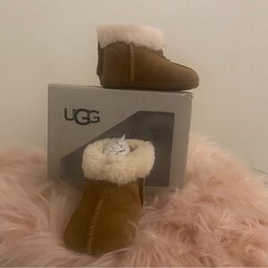 UGG Tan and Cream Kids Boots